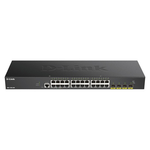 [DLKDGS125028X6KV] D-Link DGS-1250-28X-6KV 28-Port Smart Managed Gigabit Switch with 10-Gigabit Uplinks (New)