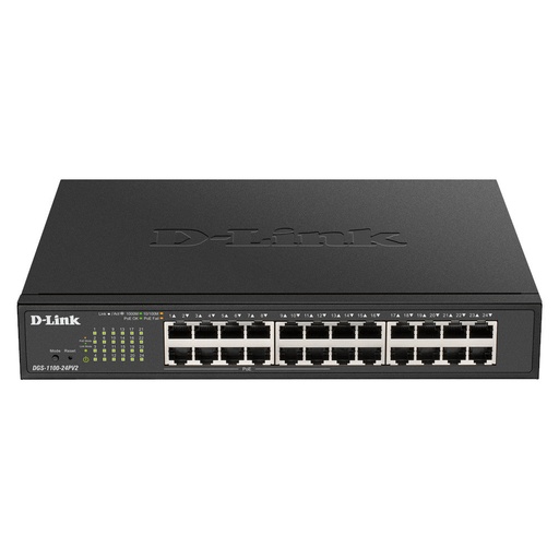 [DLKDGS110024PV2] D-Link DGS-1100-24PV2 24-Port Gigabit PoE Smart Managed Switch (New)