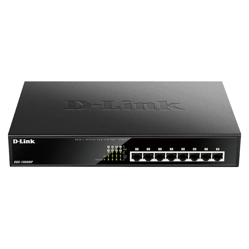 [DLKDGS1008MPUS] D-Link DGS-1008MP-US 8-Port Desktop Gigabit Max PoE Switch (New)