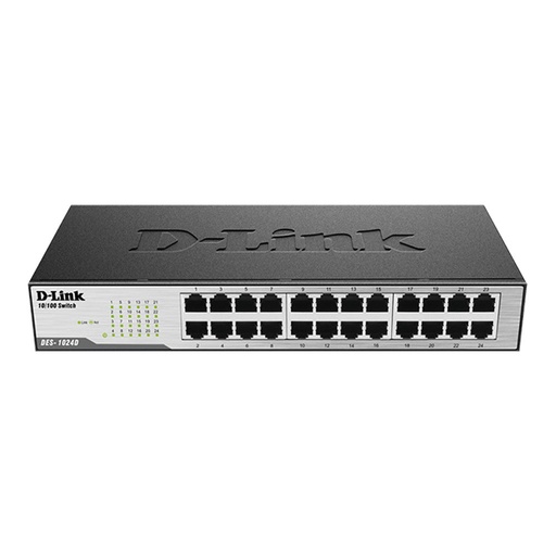 [DLKDES1024D] D-Link DES-1024D 24-Port Fast Ethernet Unmanaged Switch (New)