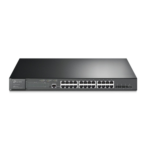 [TPLKTLSG3428XMP] TP-Link TL-SG3428XMP JetStream 24-Port Gigabit and 4-Port 10GE SFP+ L2+ Managed Switch with 24-Port PoE+ (New)