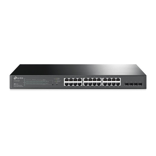 [TPLKTLSG2428P] TP-Link TL-SG2428P JetStream 28-Port Gigabit Smart Switch with 24-Port PoE+ (New)