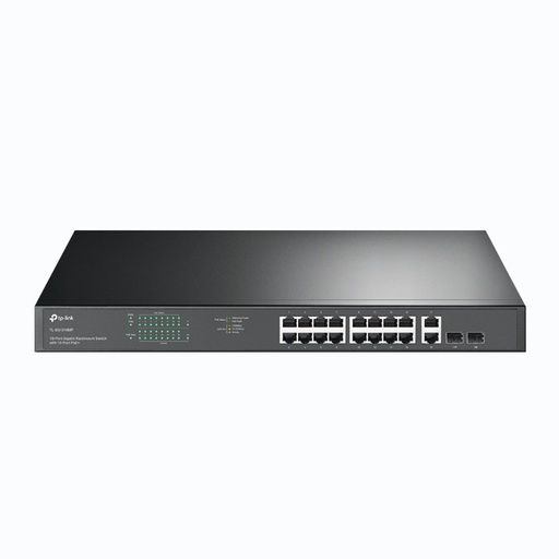 [TPLKTLSG1218MP] TP-Link TL-SG1218MP 18-Port Gigabit Rackmount Switch with 16 PoE+ (New)