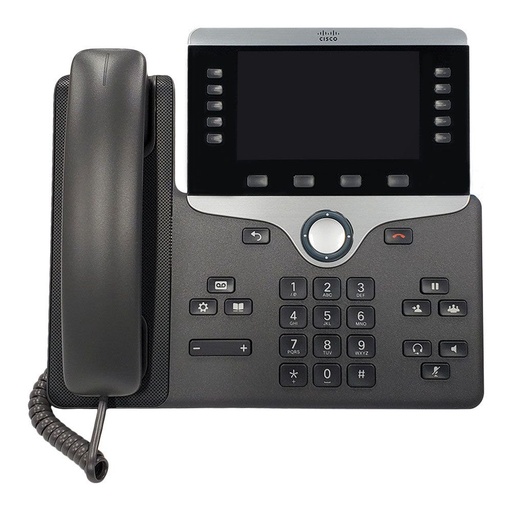 [CSO88413PWNAK9-CHCL-REF] Cisco 8841 IP Phone with Multiplatform Firmware (CP-8841-3PW-NA-K9) (Charcoal/Refurbished)