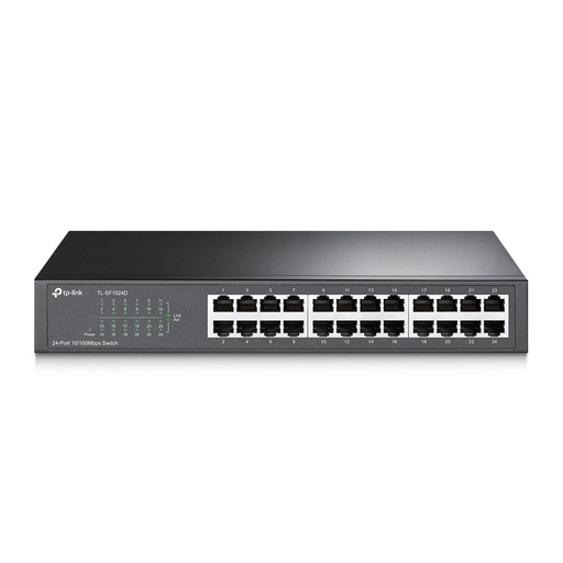 [TPLKTLSF1024D] TP-Link TL-SF1024D 24-Port 10/100Mbps Desktop/Rackmount Switch (New)