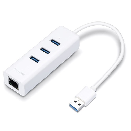 [TPLKUE330] TP-Link UE330 USB 3.0 3-Port Hub & Gigabit Ethernet Adapter 2 in 1 USB Adapter (New)