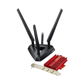 [ASUPCEAC68] ASUS Network PCE-AC68 Dual-Band Wireless PCIE Adapter 802.11a b g n ac (New)