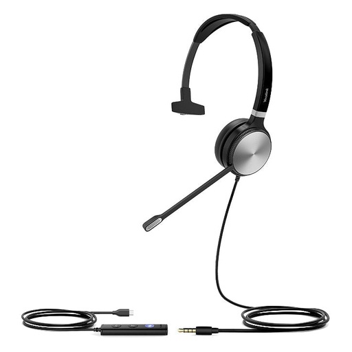 [YEA-UH36-MONO-TEAMS-USB-C] Yealink UH36-MONO-TEAMS-USB-C Mono Teams USB Wired Headset (New)