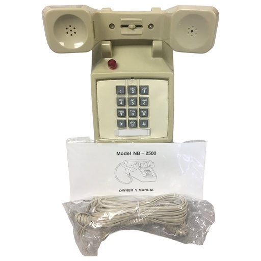 [TLPNB2500MW-ASH] Telephone NB-2500 Desk Phone with Message Waiting Light (Ash)