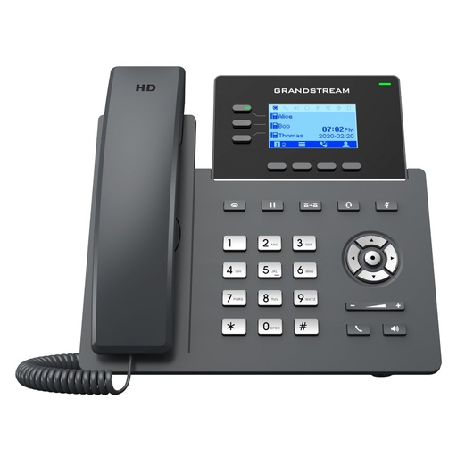 [GRSGRP2603P] Grandstream GRP2603P 3-Line 6-SIP IP PoE Gigabit Phone (New)