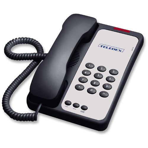 [TDXOPL760391] Teledex OPL760391 Opal 1002 Single-Line Hospitality Phone (Black)