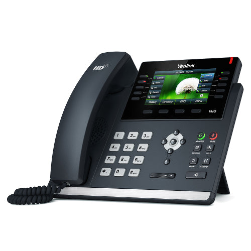 [YLKSIPT46G-BLK] Yealink SIP-T46G Ultra-Elegant Gigabit IP Phone (Black)