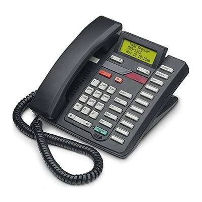 [AASNT2N33-BLK-REF] Aastra Meridian M9216 NT2N33 Single Line Display Phone (Black/Refurbished)