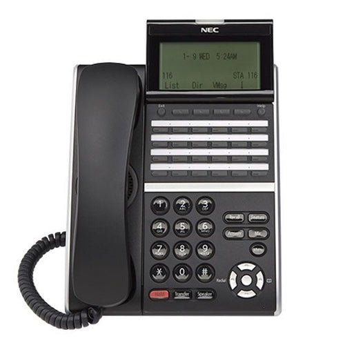 [NECBE113797-BLK-REF] NEC ITZ-24D-3 IP Telephone (Black) Stock# 660004 Part# BE113797 (Refurbished)