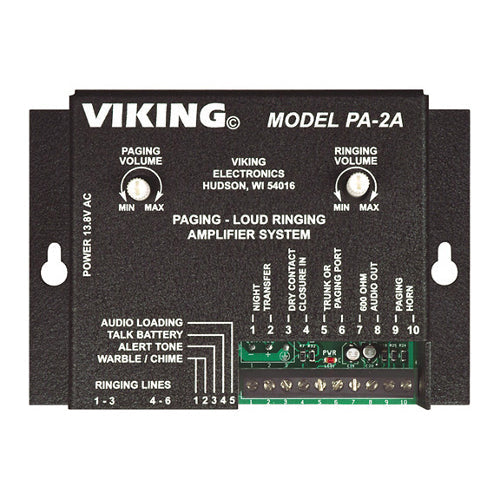 [VIKPA2A-REF] Viking PA-2A Multi-Line Loud Ringer & Page Amplifier (Refurbished)