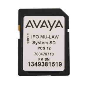 [AVA700479710-REF] Avaya 700479710 IP500 SD Card MU LAW (Refurbished)