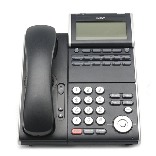 [NECDTL12PA1-BLK-REF] NEC 680009 DT330 DTL-12PA-1 Plus PSA 12 Button Display Digital Phone (Black/Refurbished)