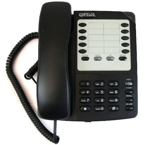 [COR220300VBA27S-BLK-REF] Cortelco 2203 Colleague Series 220300-VBA-27S Single-Line Speakerphone (Black/Refurbished)