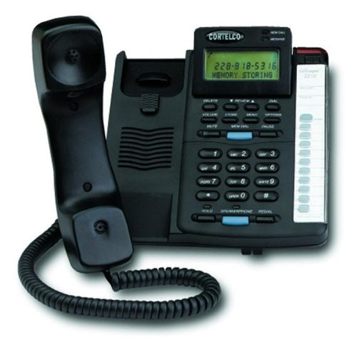 [COR221000TP227E-BLK-REF] Cortelco 2210 Colleague Series 221000-TP2-27E Single-Line Display Speakerphone (Black/Refurbished)