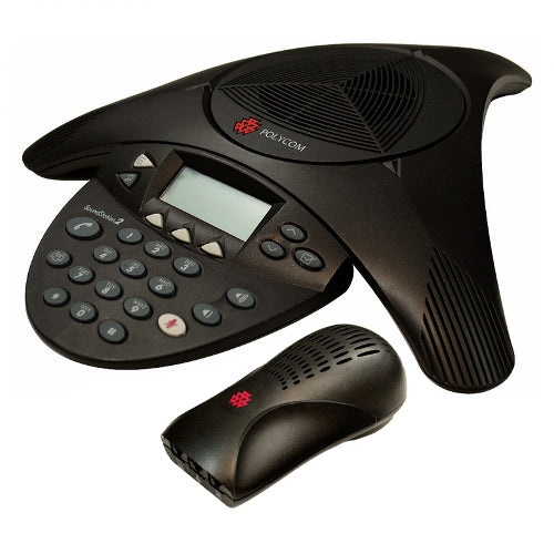 [PLY220116200601-REF] Polycom SoundStation 2 2201-16200-601 Expandable Conference Phone with Display (Refurbished)