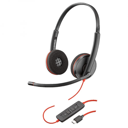 [PLT209749101] Plantronics Blackwire C3220 209749-101 Binaural USB-C Headset HP 80S07A6