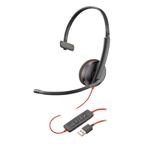 [PLT209744101] Plantronics Blackwire C3210 209744-101 Monaural USB Headset HP 80S01A6