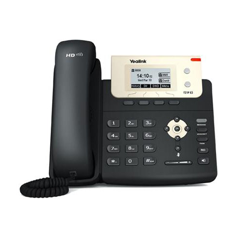 [YLKSIPT21PE2-REF] Yealink SIP-T21P-E2 Entry Level IP Phone with PoE (Refurbished)