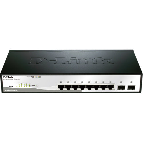 [DLKDGS121010] D-Link DGS-1210-10 8-Port Ethernet Switch with 2-Port Gigabit SFP