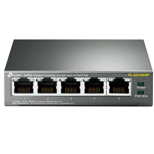 [TPLKTLSG1005P] TP-Link TL-SG1005P 5-Port Unmanaged Gigabit Switch