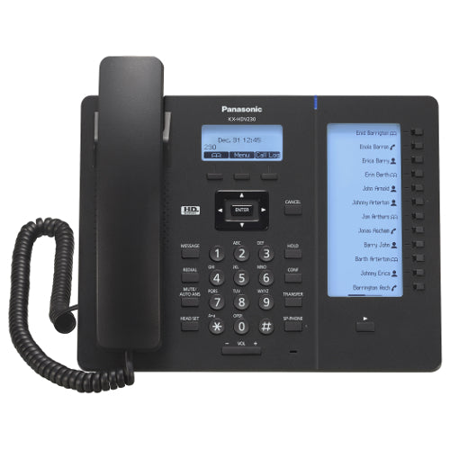 [PANKXHDV230BAC] Panasonic KX-HDV230B_AC SIP Phone with Power Supply