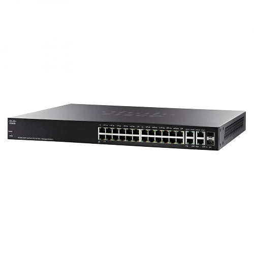 [CSOSF35024PK9NA] Cisco SF350-24P-K9-NA 24-Port 10/100 PoE Managed Switch