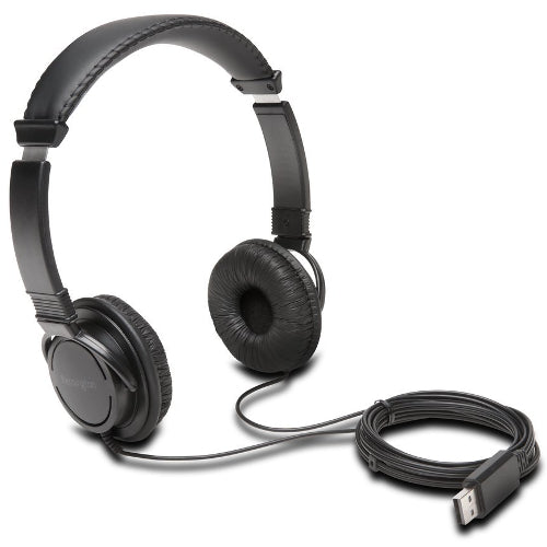 [KESK97600WW] Kensington K97600WW Hi-Fi Binaural/Circumaural USB Headphones