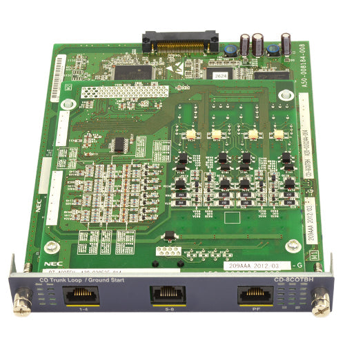 [NEC670213-REF] NEC Univerge 670213 SV8100 CD-8COTBH Loop/Ground Start Trunk Card with Daughter Board (Refurbished)