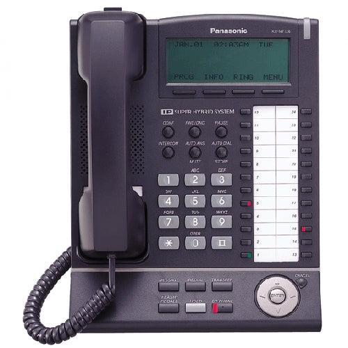 [PANKXNT136-BLK-REF] Panasonic KX-NT136 6-Line IP Phone (Black/Refurbished)