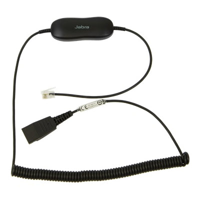 [JAB8800104] Jabra GN1216 88001-04 Quick Disconnect to RJ-9 Avaya Cord Coiled