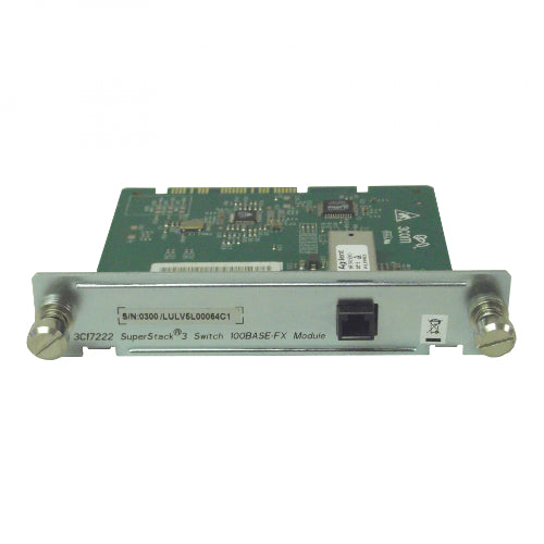 [3COM3C17222-REF] 3Com NBX Superstack 3 3C17222 Switch 100BASE-FX Module (Refurbished)