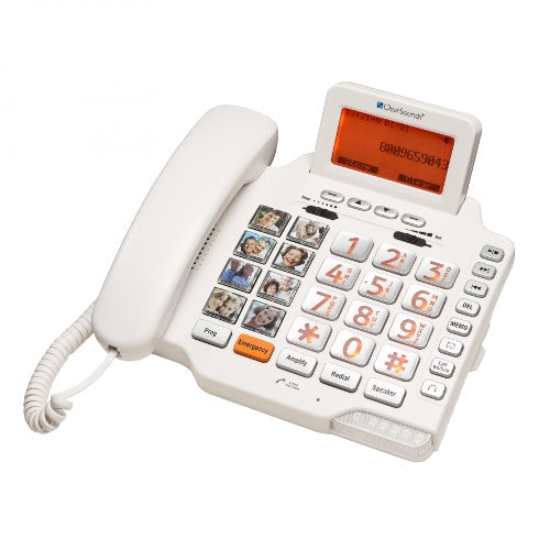 [CLSCSC1000-REF] ClearSounds CSC1000 Amplified Freedom Phone (White/Refurbished)