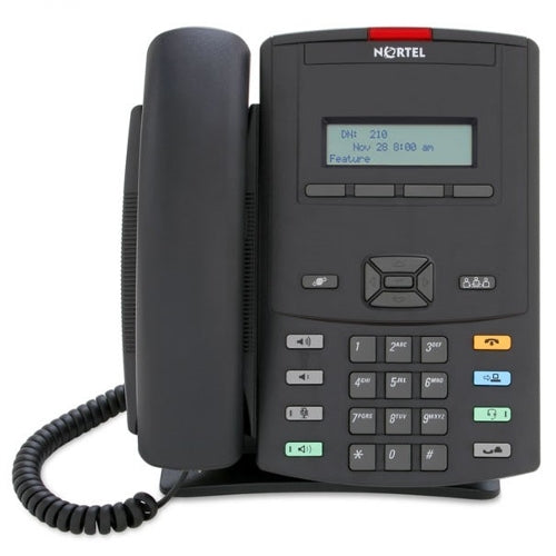 [NTYS18BA70E6-CHCL-REF] Nortel 1210 NTYS18BC70E6 IP Phone (Charcoal/Refurbished)