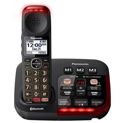 [PANKXTGM430B] Panasonic KX-TGM430B Amplified Bluetooth Cordless Phone with 1 Handset