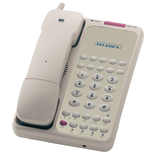 [TDXOPL97359] Teledex OPL97359 Opal DCT2910 2-Line Cordless 10-Guest Key Hospitality Phone