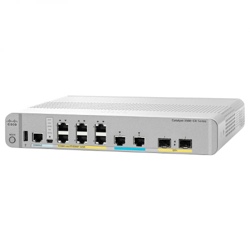 [CSOWSC3560CX8XPDS] Cisco Catalyst C3560CX-8XPD 8-Port Managed Switch