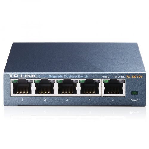 [TPLKTLSG105] TP-Link TL-SG105 5-Port Desktop Gigabit Steel Cased Switch