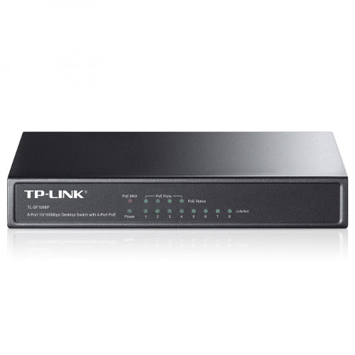 [TPLKTLSF1008P] TP-Link TL-SF1008P 8-Port Desktop PoE Switch