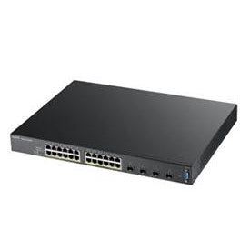 [ZYXXGS221028HP] ZyXEL XGS2210-28HP 24-Port L2 PoE+ Switch with 10 GbE Uplink