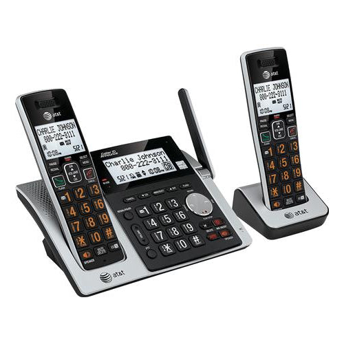 [ATTCL83213] AT&T CL83213 DECT 6.0 Cordless Phone with 2 Handsets and Digital Answering System