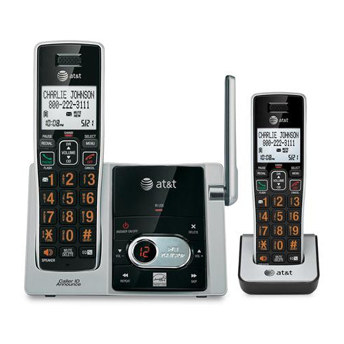 [ATTCL82213] AT&T CL82213 DECT 6.0 Cordless Phone with 2 Handsets and Digital Answering System