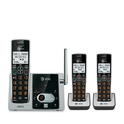 [ATTCL82313] AT&T CL82313 DECT 6.0 Cordless Phone with 3 Handsets and Digital Answering System