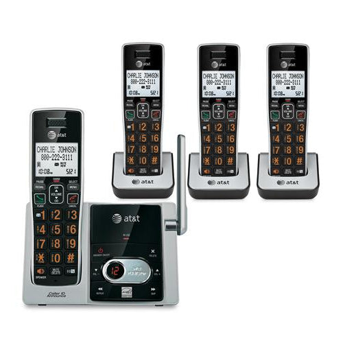 [ATTCL82413] AT&T CL82413 DECT 6.0 Cordless Phone with 4 Handsets and Digital Answering System