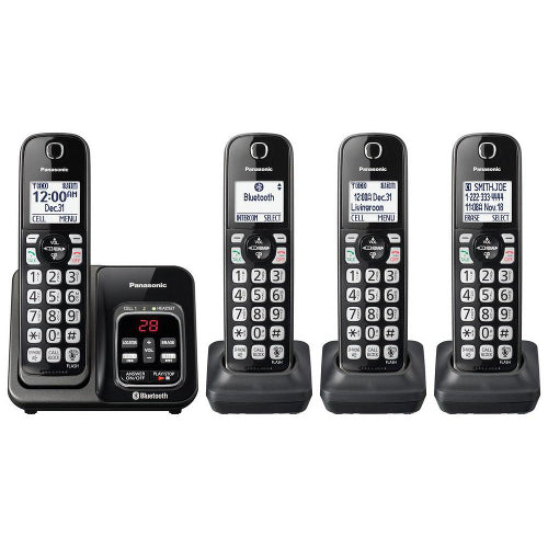 [PANKXTGD564M] Panasonic Link2Cell KX-TGD564M DECT 6.0 Bluetooth Cordless Phones with 3 Handsets