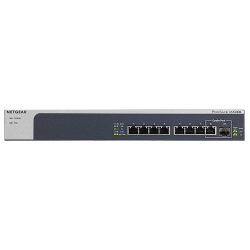 [NETXS508M100NAS] Netgear XS508M-100NAS 8-Port Gigabit Ethernet Unmanaged Switch